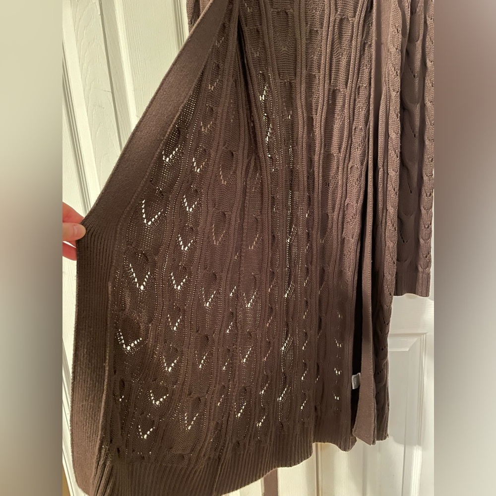 Long Brown Sweater